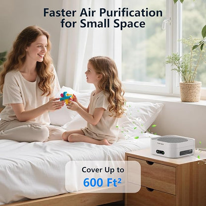 Air Purifiers for Home Bedroom Up to 600 ft², True HEPA Air Purifier for Pets - Image 4