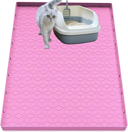 Cat Litter Mat, Silicone Large Cat Mat by Jacooxi