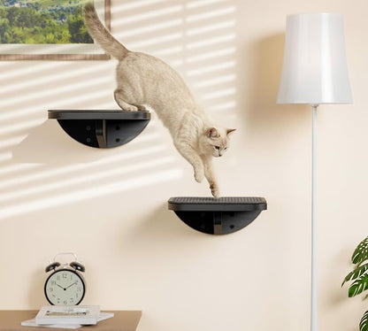 Cat Wall Shelves for Large Cats Set, Wall Mounted Climbing Shelves for Sleeping - Image 9
