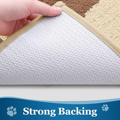 Buganda Dog Door Mat for Muddy Paws, Absorbent Dirt Trapper Washable Indoor - Image 5