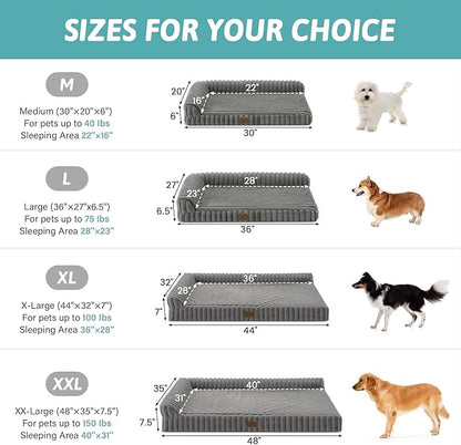 Cute Dog Bed, Faux Rabbit Fur Orthopedic Foam Dog Bed - Image 2