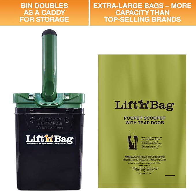 Neater Pet Brands Lift N’ Bag 2.0 Dog Pooper Scooper - Image 8