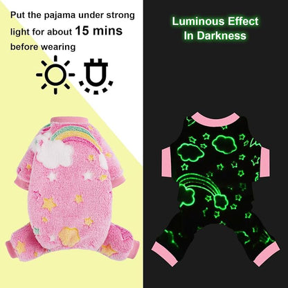 Fleece Dog Pjs - Cute Extra Small Puppy Clothes, Soft & Stretchy Dog Onesies - Image 5