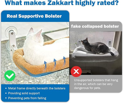 Zakkart Foldable Cat Hammock for Window - Image 2