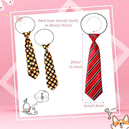 Reginary 50 Pcs Large Dog Neck Ties Bulk, Adjustable Pet Collar Grooming - Image 2