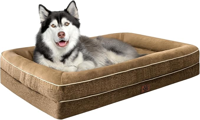 Waterproof Memory Foam Dog Beds by TaiBest