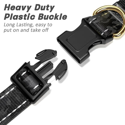 Reflective Dog Collar for Small Dogs Cats, Cute Camouflage Adjustable - Image 4