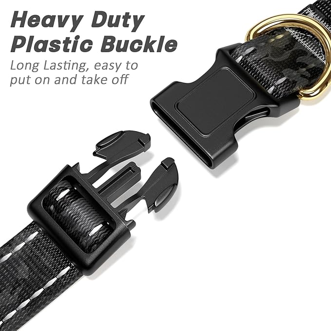 Reflective Dog Collar for Extra Small Dogs Cats, Cute Camouflage Adjustable - Image 4