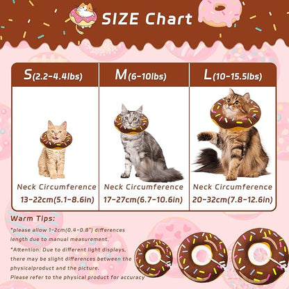 Cat Cone Collar Soft, Adjustable Cat Recovery Collar - Image 2