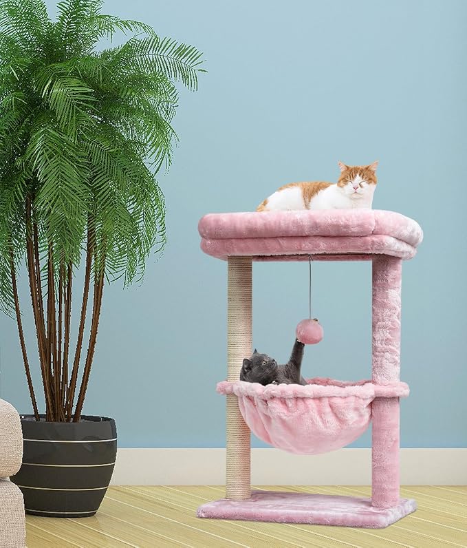 SYANDLVY Small Cat Tree for Indoor Cats, Activity Cat Tower - Image 6