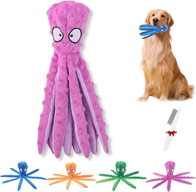 2025 New Upgrade Interactive Chew Pet Toy No Stuffing Bite-Resistant Squeaky by Unknown