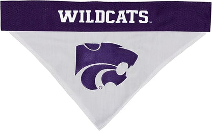 Pets First Collegiate Pet Accessories, Reversible Bandana, Kansas State - Image 3