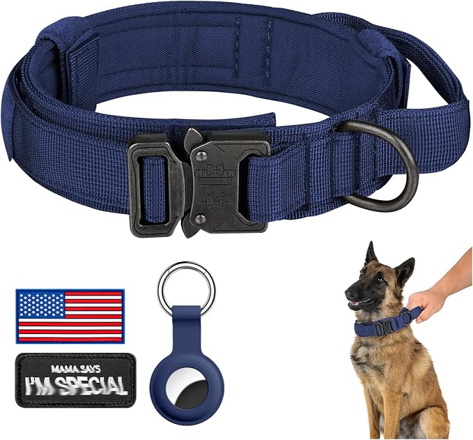 DAGANXI Tactical Dog Collar, Adjustable Military Training Nylon Dog Collar by DAGANXI
