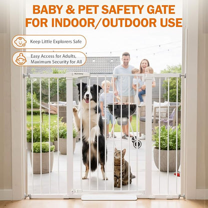 Mumeasy 36" Extra Tall Baby Gate - Image 7