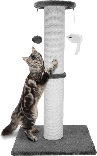 Cat Scratching Post 34 Inches Heavy Duty and Thicker Cat Scratching Post Cotton by Ahomdoo
