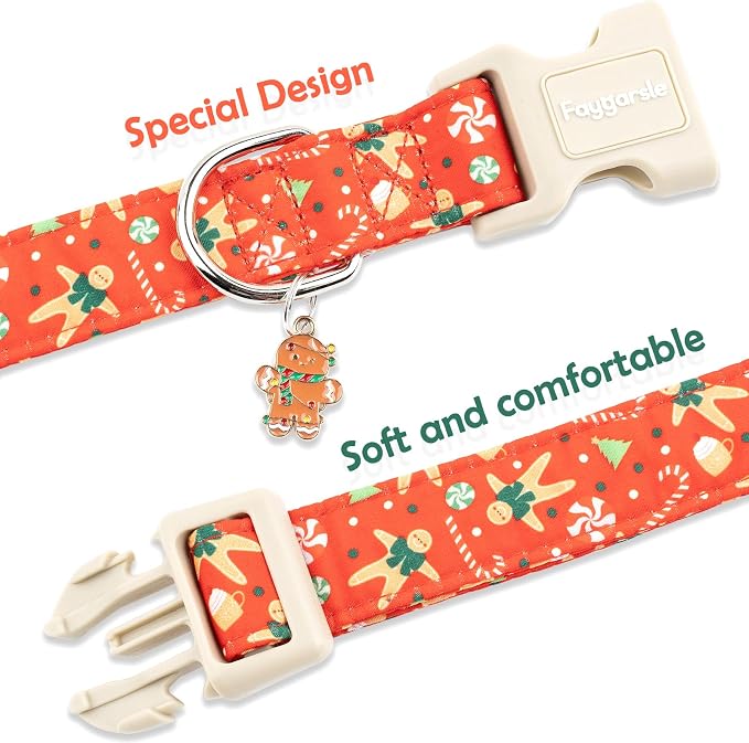 Faygarsle Christmas Dog Collar, Plastic Buckle - Image 4