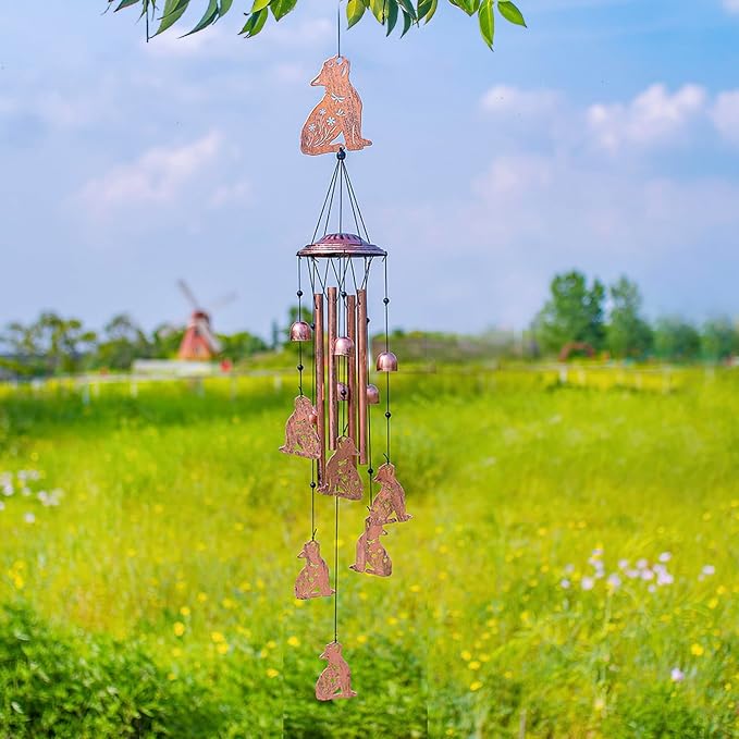 French Bulldog Wind Chimes for Outside, Dog Gifts for Women/Men/Sympathy - Image 9