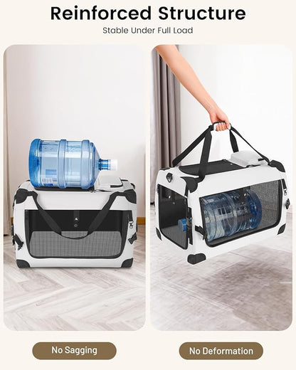 Extra Large Cat Carrier for 2 Cats, Portable Soft-Sided Pet Carrier for Small - Image 6