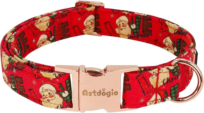 Christmas Dog Collar，Soft Cotton Dog Collars by Unknown