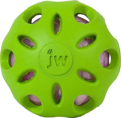 Petmate Crackle Heads Crackle Ball Crunchy Noise Chew Fetch Toy by JWPet