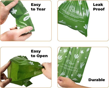 Best Pet Supplies Poop Bags for Dogs, 50% Post-Consumer Recycled Content dog - Image 3