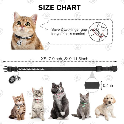 Leather Personalized Breakaway Cat Collar - Image 2
