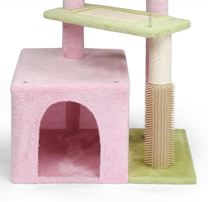 VINGLI Cat Tree, 27 inch Small Cat Tower - Image 7
