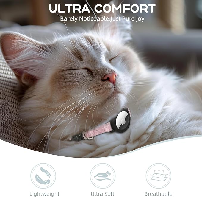 AirTag Cat Collars, Stretchy Collar - Image 2