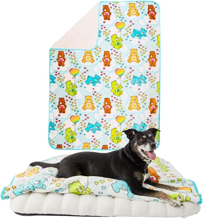 Franco Pet Care Bears Super Soft Cozy Waterproof Sherpa-Backed Blanket Throw by Franco