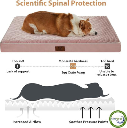 WNPETHOME Orthopedic Dog Bed for Crate, Waterproof Extra Large Dogs Bed - Image 3
