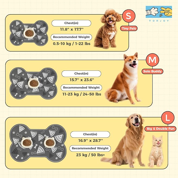 Dog Food Mat, 0.15” Thickened Super Absorbent Pet Feeding Mat - Image 2