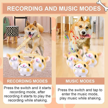 BABORUI Interactive Dog Toys Hamster, Jumping Squeaky Dog Toys - Image 3