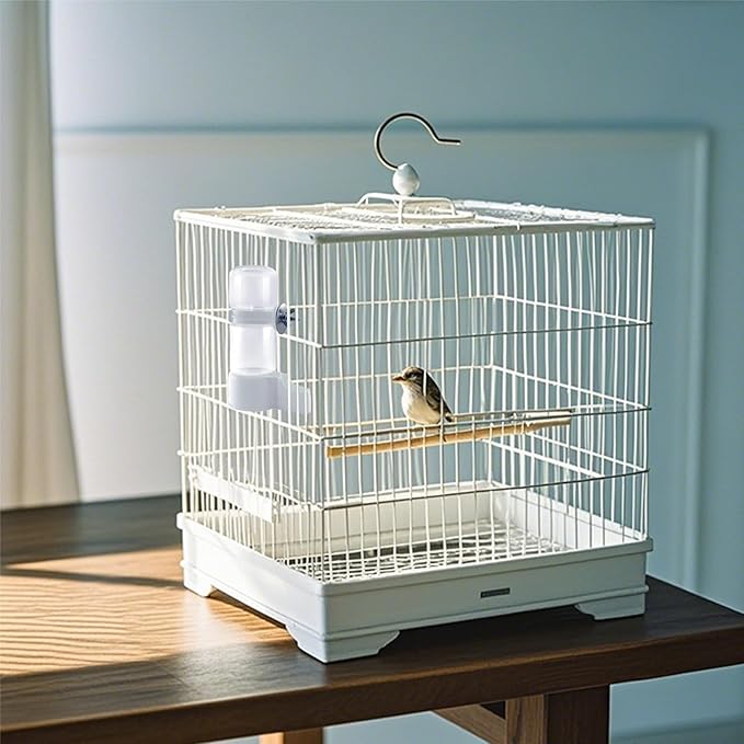 Pet Bird Automatic Water Dispenser, Bird Cage Hanging Drinking Device, - Image 9