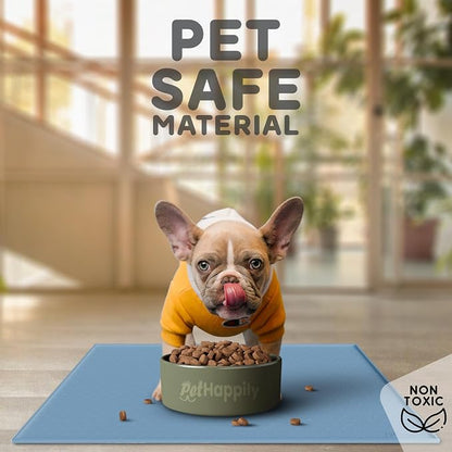 Dog Food Mat - 24x15 Raised Edges Dogs Mat - Image 3