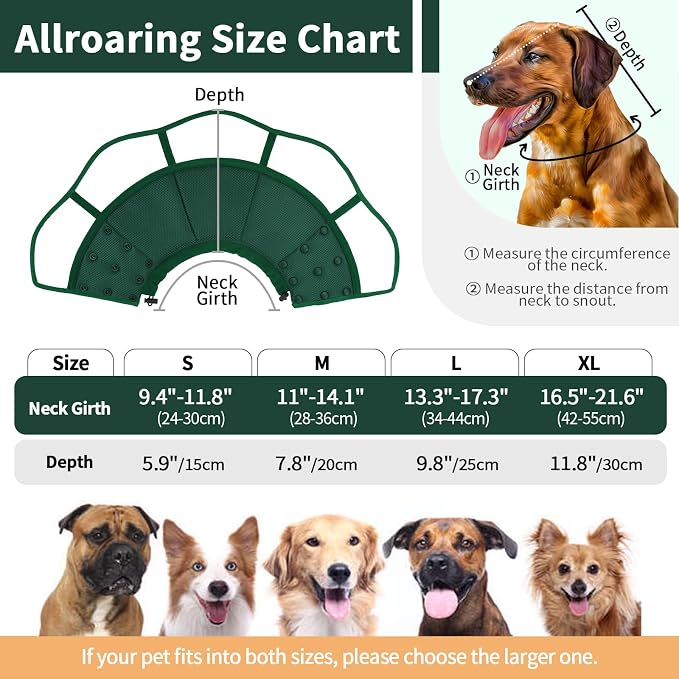 Allroaring Dog Cone Alternative, Soft Dog Cones - Image 2