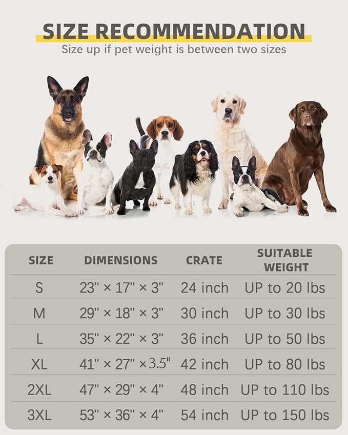 Orthopedic XL Dog Beds Large Sized Waterproof - Image 7