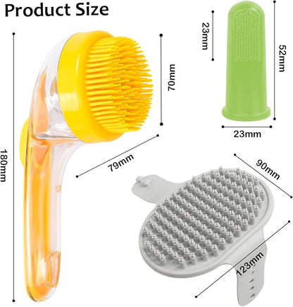 ELEGX Pet Grooming Bath Massage Brush - Image 3