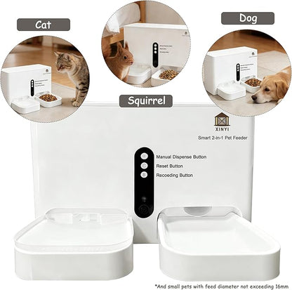 Automatic Pet Feeder and Water Dispenser 2-in-1 Set - Image 6
