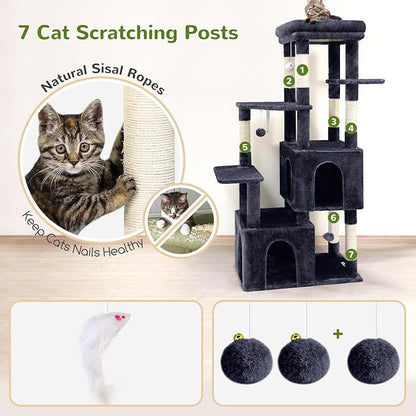 Globlazer Cat Tower for Indoor Cats, Heavy Duty Cat Trees for Large Adult Big - Image 4