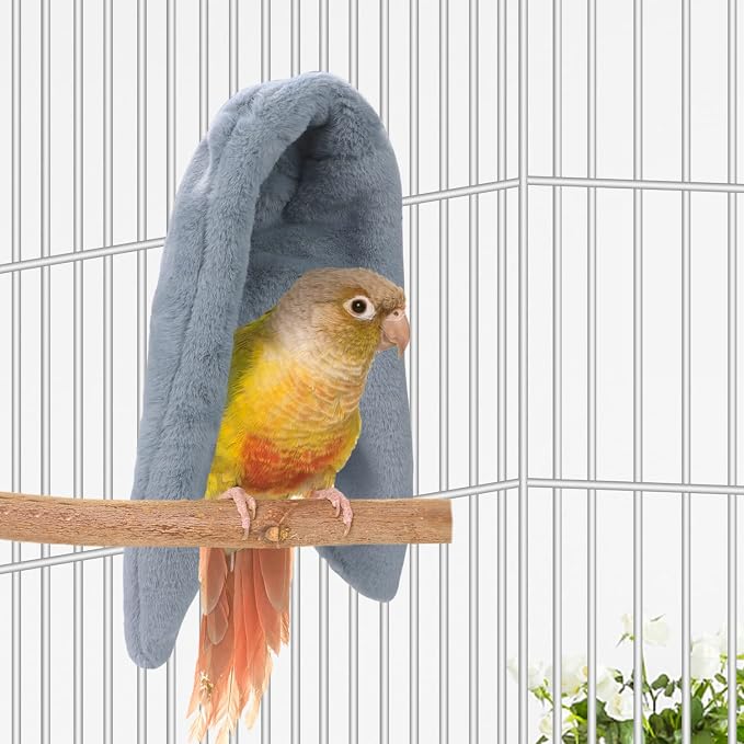 Cozy Bird Blanket Parrot Cage Snuggle Hut Warm Bird Nest House Bed Hanging - Image 3