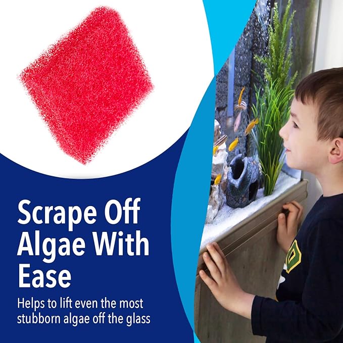Evergreen Pet Supplies Aquarium Glass Cleaner Sponge - Image 2
