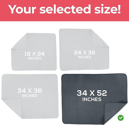 Utopia Bedding Washable Underpads 34" x 52", Waterproof Reusable Heavy - Image 4