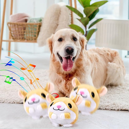 BABORUI Interactive Dog Toys Hamster, Jumping Squeaky Dog Toys - Image 7