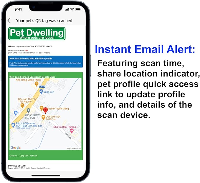 Pet Dwelling Premium QR Pet ID Tag - Image 6
