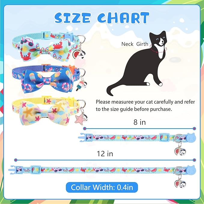 KOOLTAIL Breakaway Cat Collars for Boy Cats - Image 2
