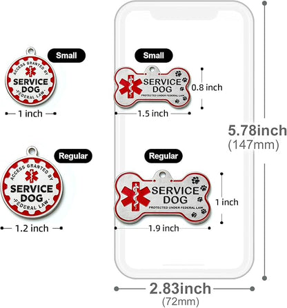 Engraved Personalized Service Dog Tag - Image 5