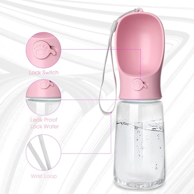 Kalimdor Dog Water Bottle, Leak Proof Portable Puppy Water Dispenser - Image 6