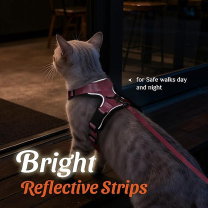 Dooradar Cat Harness and Leash Set, Escape Proof Safe Adjustable Kitten Vest - Image 5