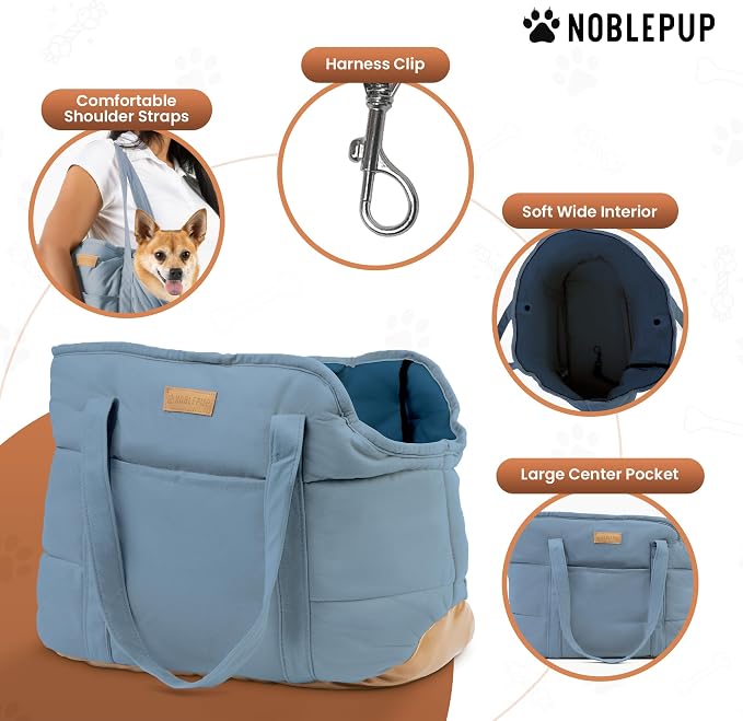 Plush Dog Purse Carrier for Small Dogs, Soft Dog Tote Bag - Image 5