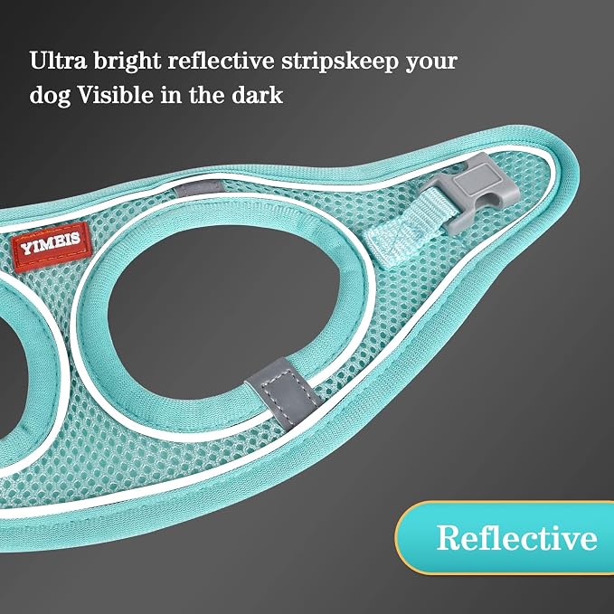 YIMEIS Dog Harness and Leash Set, No Pull Soft Mesh Pet Harness, Reflective - Image 4